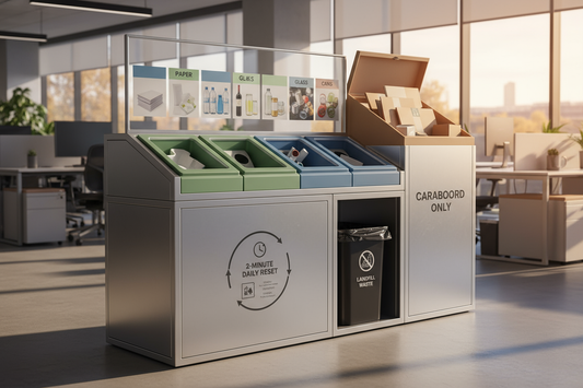 Office Recycling Station That People Actually Use (Late-Fall Edition)